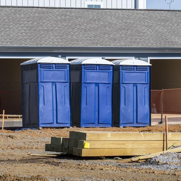 Heavy-duty construction site porta potty in [city], Texas